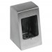 BK Resources BK-SOPB Pedestal Box Single Outlet Brushed Cast Aluminum