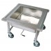 BK Resources BKS-1-SK-20-8-ME Soak Sink Mobile 26-7/8W X 26-7/8D X 20-7/8H Overall Size