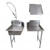 BK Resources BKDTK-48-L-G Dish Table Kit Left-to-right Operation Includes: (1) Clean Dishtable (BKCDT-48-R)