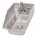 BK Resources DDI-1014524S-P-G Deep Drawn Drop-In Sink One Compartment 12-5/8W X 18-1/2D X 10-1/2H Overall Size