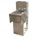 BK Resources UBDW-21-1012HST-15PG Underbar Dump Sink 15W X 21-1/4D X 33-1/2H Overall Size