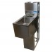 BK Resources UBDW-21-1014HSS12-PG Underbar Dump Sink 12W X 21-1/4D X 33-1/2H Overall Size