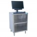 BK Resources CST-2424-2H Point Of Sale Work Station 24W X 24D X 34-3/4H (1) Adjustable Shelf