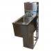 BK Resources UBDW-18-1014HS-P-G Underbar Dump Sink 14-1/2W X 18-1/4D X 33-1/2H Overall Size