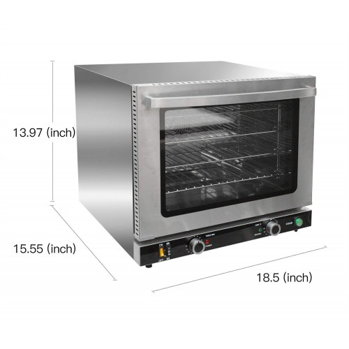 Half Size Countertop Convection Oven with Steam Injection, 208-240V