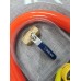 Eqchen 48 Mobile Gas Connector Hose Kit with 2 Elbows, Full Port Valve, Restraining Device, and Quick Disconnect - 3/4