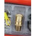 Eqchen 72 Mobile Gas Connector Hose Kit with 2 Elbows, Full Port Valve, Restraining Device, and Quick Disconnect - 3/4